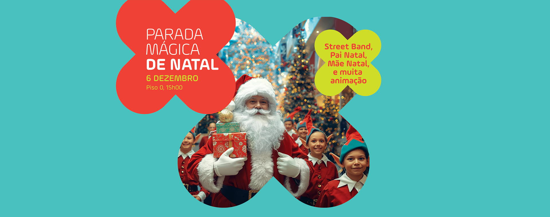 Parada mágica de Natal 6 de Dezembro